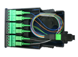 MPO - SC Fiber Cassette - 12C OS2 (APC) - With Cable